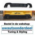 GTI Look Diffuser Met Uitlaat Geschikt Voor Golf 8 Tsi Tdi R, Verzenden, Automotive Parts, A.parts@hotmail.nl, Trasmolenlaan 12 3447 GZ Woerden