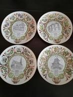 4 wandborden historie en bezienswaardigheden Zaandijk, 21cm, Antiek en Kunst, Ophalen of Verzenden