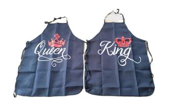 2 Schorten King & Queen beschikbaar voor biedingen