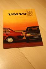 autofolder  volvo 340 360 sedan   1984, Boeken, Auto's | Folders en Tijdschriften, Ophalen of Verzenden, Zo goed als nieuw, Volvo