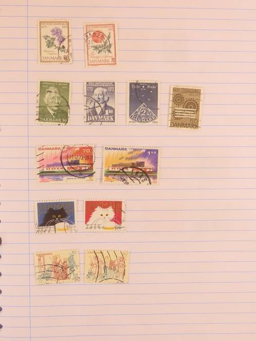 DENEMARKEN - vrij MODERN gebruikt kavel - (S420) - 1/2 -, Postzegels en Munten, Postzegels | Volle albums en Verzamelingen, Buitenland