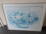 LIJST MET BLOEMENFOTO, Gebruikt, Ophalen of Verzenden, Minder dan 50 cm, 50 tot 75 cm