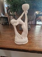 Art deco kandelaar / vrouw, Antiek en Kunst, Antiek | Keramiek en Aardewerk, Ophalen of Verzenden