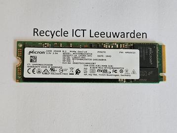 Micron 256gb m.2 ssd nvme mtfdhba256tck beschikbaar voor biedingen