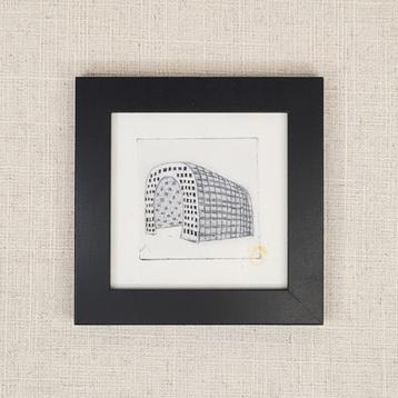Ets Markthal, Rotterdam 10x10 cm beschikbaar voor biedingen