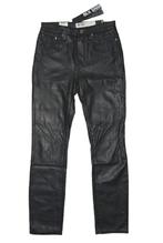 Nieuwe BLK DNM faux leather, wax broek, pantalon, Mt. W26, Verzenden, Zwart, Nieuw, Maat 34 (XS) of kleiner