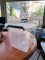 Opbergbox - 19 liter | 39 x 29 x 26 cm (set van 4 dozen), Doe-het-zelf en Verbouw, Kratten en Dozen, Ophalen, Doos, Minder dan 35 cm