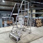 Aluminium Bordestrap - Krause op wielen, Doe-het-zelf en Verbouw, Ladders en Trappen, Ophalen, Gebruikt, Trap, Minder dan 2 meter