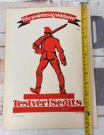 Vintage Antieke Poster Hongarije Hungary origineel Testver!, Ophalen of Verzenden