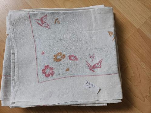 vintage tafelkleed met 5 servetten, Antiek en Kunst, Antiek | Kleden en Textiel, Ophalen of Verzenden
