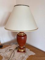 Vintage Tafellamp, Ophalen of Verzenden, Gebruikt, Hout, 50 tot 75 cm