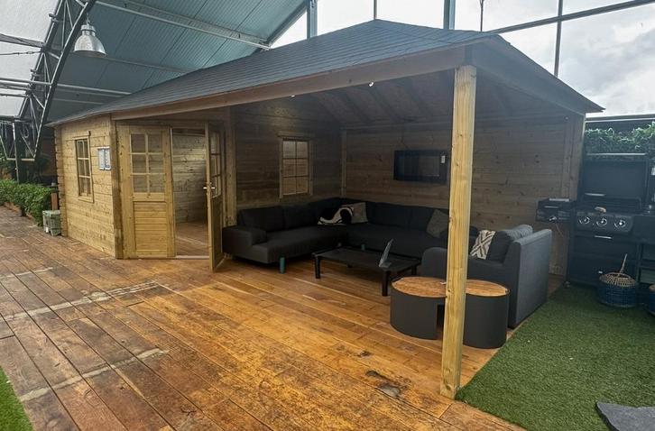 Showmodel Tuinhuis Fonteyn |  Eline 760 - OP = OP, Tuin en Terras, Tuinhuizen, Zo goed als nieuw, Tuinhuis, Hout, 500 cm of meer