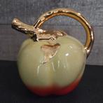 Vintage porseleinen waterkan, karaf met goud accent, Antiek en Kunst, Ophalen of Verzenden