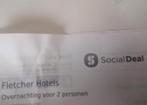 Social deal-fletcher hotel voor 2 personen, Tickets en Kaartjes, Twee personen