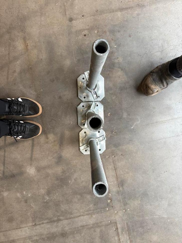 Steiger Stelpoten - Verstelbare Voeten, Doe-het-zelf en Verbouw, Steigers, Nieuw, Gevelsteiger, Minder dan 2 meter, Ophalen