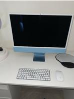 Apple iMac 24inch (2021) |BLAUW|, Computers en Software, Apple Desktops, IMac, Zo goed als nieuw, 256 GB, 8 GB