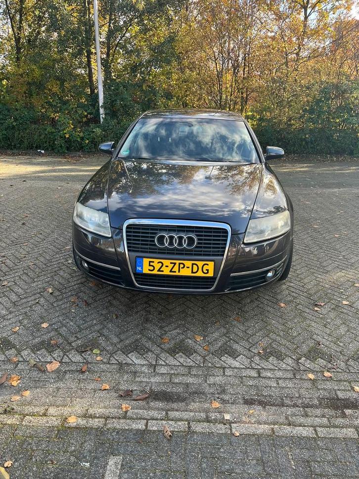Audi A6 2.4 V6 130KW Multitronic 2008 Grijs, Auto's, Audi, Bedrijf, A6, Airbags, Airconditioning, Cruise Control, Elektrische ramen