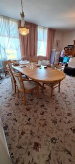 Eet tafel, Ophalen, 100 tot 150 cm, Eikenhout, Zo goed als nieuw
