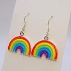 Regenboog oorbellen, Verzenden, Nieuw, Overige materialen, Hangers