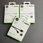 Nieuw! 3 Belkin iPhone kabels lightning to usb kabel oplader, Ophalen of Verzenden, Nieuw, Apple iPhone