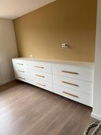 Wit Zwevend Dressoir met 9 Laden - Nieuw, Ophalen, 5 laden of meer, Nieuw, 200 cm of meer