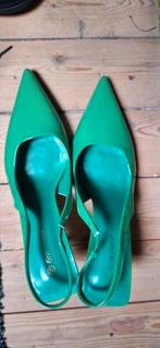 Groene slingback hakken maat 40 nieuw!, Ophalen of Verzenden, Nieuw, Groen
