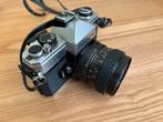 Fujica ST701 spiegelreflex fotocamera met 2 lenzen, Ophalen of Verzenden, Gebruikt, Spiegelreflex, Overige Merken