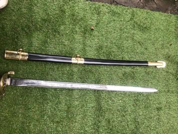 prachtige metalen sabel, versierd lemmet, 97 cm beschikbaar voor biedingen