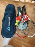 2 Dunlop tennisrackets + Le Coq Sportif tas, Ophalen of Verzenden, Gebruikt, Tas
