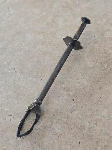 vintage verzilverde sierlijke cocktailtang / ijsblokjes tang beschikbaar voor biedingen