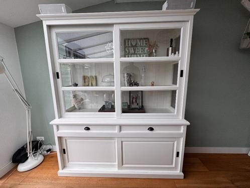 Richmond witte buffet kast 220 cm breed - MOET WEG, Huis en Inrichting, Kasten | Buffetkasten, Gebruikt, 150 tot 200 cm, 200 cm of meer