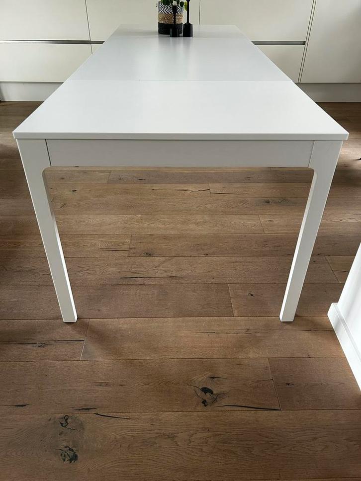 Uitschuifbare eettafel (Ekedalen), Huis en Inrichting, Tafels | Eettafels, Gebruikt, 50 tot 100 cm, Rechthoekig, Ophalen