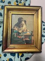 Kantklosster Schilderij Reproductie Ingelijst Brocante Staat, Ophalen of Verzenden