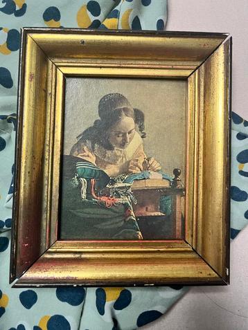 Kantklosster Schilderij Reproductie Ingelijst Brocante Staat beschikbaar voor biedingen