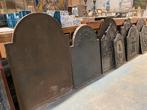 Antieke gietijzeren haardplaten 15 stuks op voorraad., Antiek en Kunst, Ophalen