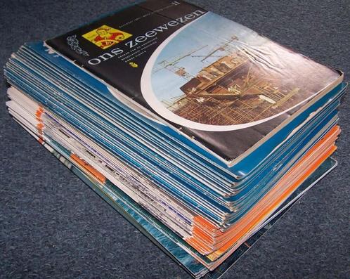 61 stuks maandblad Zeewezen (Jaren 80) + jaargang 1967, Verzamelen, Scheepvaart, Gebruikt, Boek of Tijdschrift, Ophalen of Verzenden