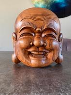Boeddha Masker van Hout Suar XXL, Ophalen of Verzenden