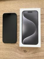 iPhone 15 Pro 128 Gb in uitst. staat, incl. Apple Care +, Ophalen, 128 GB, Zwart, Zo goed als nieuw