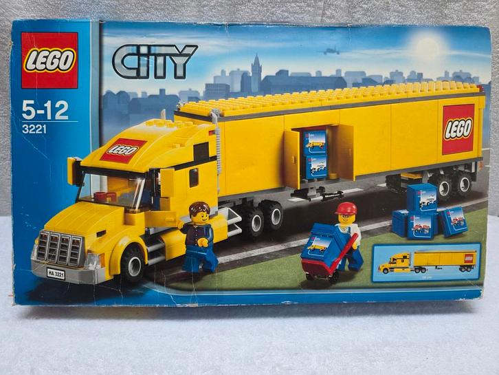 Lego city Vrachtauto 3221, Kinderen en Baby's, Speelgoed | Duplo en Lego, Zo goed als nieuw, Lego, Complete set, Ophalen of Verzenden