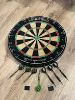 Dartbord met pijlen - Longfield, Sport en Fitness, Darts, Ophalen of Verzenden, Gebruikt, Dartbord met pijlen