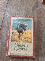 Antiek dieren kwartet no 6 jaren ‘50, Ophalen of Verzenden, Zo goed als nieuw, Kwartet(ten)