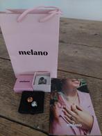 MELANO ring mat edelstaal met 3 stenen ringmaat 17, Ophalen of Verzenden, Zo goed als nieuw, 17 tot 18, Dame