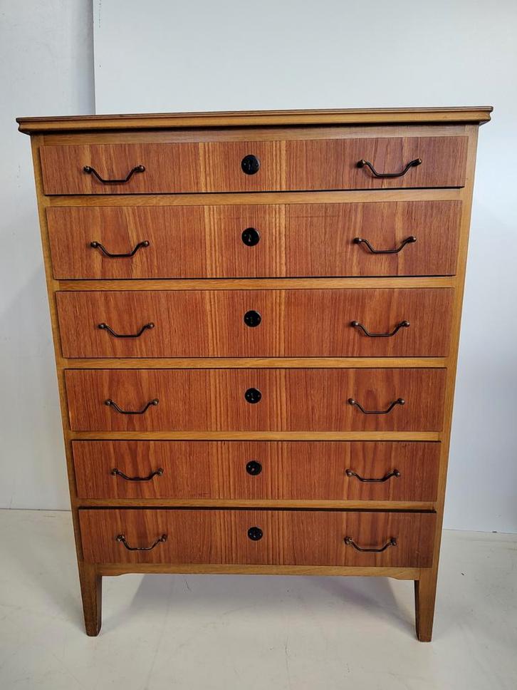 Ladekast, Huis en Inrichting, Kasten | Ladekasten, Gebruikt, Minder dan 100 cm, 50 tot 100 cm, 25 tot 50 cm, Teakhout, Overige houtsoorten