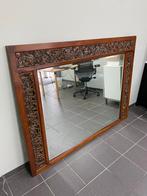 Handgemaakte Spiegel met Houten Frame, Ophalen, Gebruikt, 100 tot 150 cm, 125 cm of meer