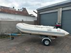 Zodiac Rubberboot met of zonder Mercury Motor en Trailer, Watersport en Boten, Rubberboten, Ophalen, Gebruikt, Zodiac, Benzine