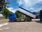 Scania G410 6x2 | Kabelcontainersysteem + Welgro Bulk Blower, Blauw, Bedrijf, Diesel, Dealer onderhouden