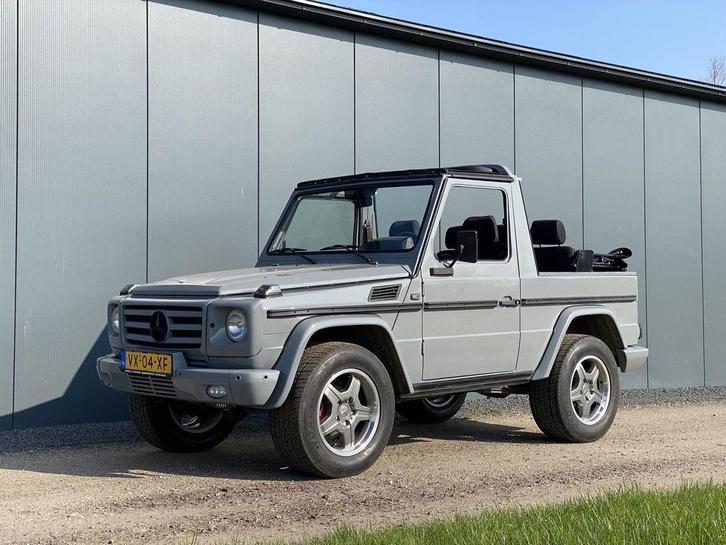 Mercedes-Benz G 230 Cabrio Kompressor 2.3 193PK 1980, Auto's, Mercedes-Benz, Bedrijf, G-Klasse, 4x4, Lichtmetalen velgen, Mistlampen