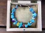 Armband. Turkooise  kleuren., Ophalen of Verzenden, Nieuw, Overige kleuren, Handen en Nagels