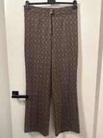 Trevira - Pantalon Bruin All-Over Print | Maat 46 - M, Maat 38/40 (M), Bruin, Ophalen of Verzenden, Zo goed als nieuw