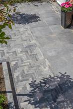 Schellevis tegels gezocht (+/- 25m2), Tuin en Terras, Tegels en Klinkers, Ophalen, Gebruikt, 10 m² of meer, Beton